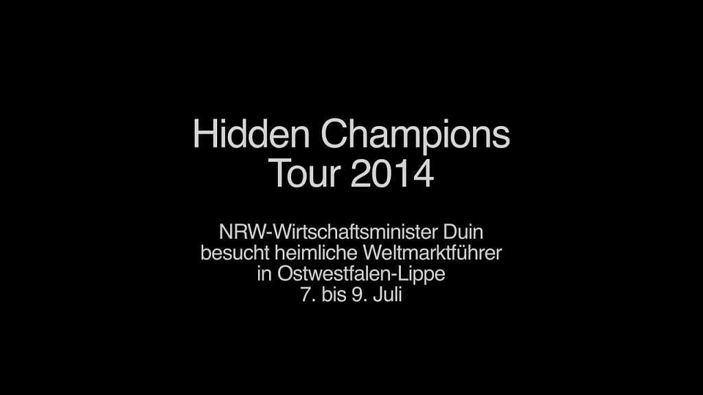 Hidden Champions Tour 2014